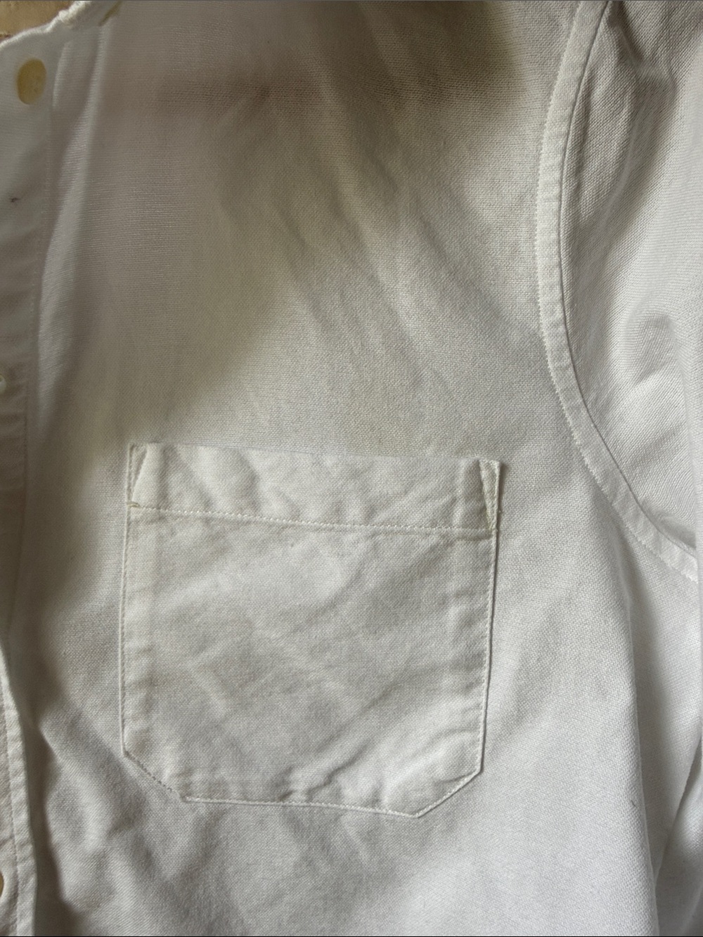 Sézane Classic White Button-Up Shirt Staple Cotton size 34 - Picture 5 of 6